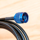 10 Foot N Male (Blue) to N Male (Blue) using Low Loss 195.