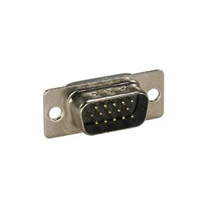 HD15 Male Solder Cup Connector. 3 Row DB15