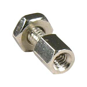 D-Sub Hex Head Screw and Nut. Threaded 4-40UNC 100 Qty Bag