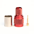 TNC Male Red Crimp connector for LMR400, Belden 9913
