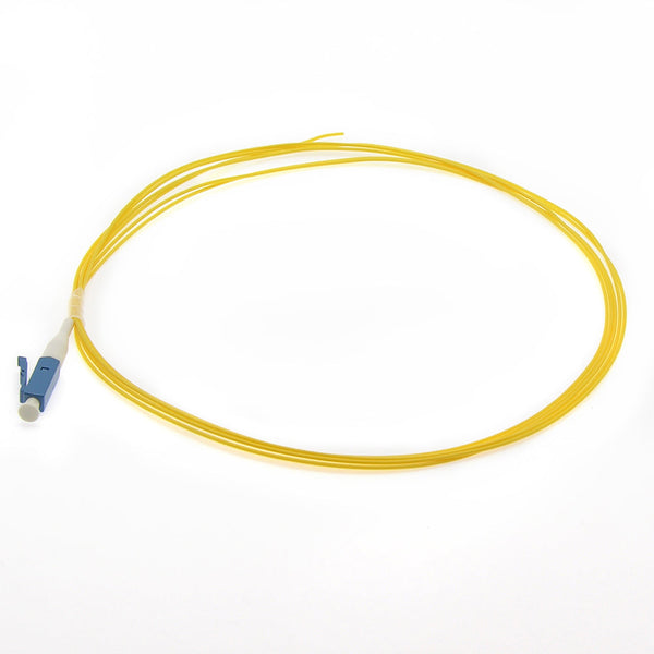 2 meter LC/UPC Singlemode LSZH Pigtail Yellow