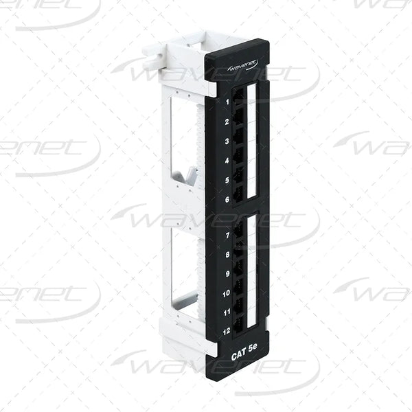 WAVENET 12-Port Wall Mount Category 5e 110-Type Patch Panel