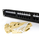 Cat. 5E 110 Type Patch Panel 24 Port Rackmount