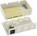 4 Port RJ45 Surface Mount Box White (Box Only)