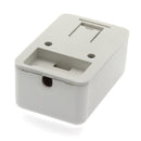 1 Port Surface Mount Box White with Cat. 6 keystone Jack