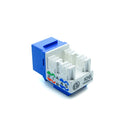 Cat.6A Keystone Jack Blue