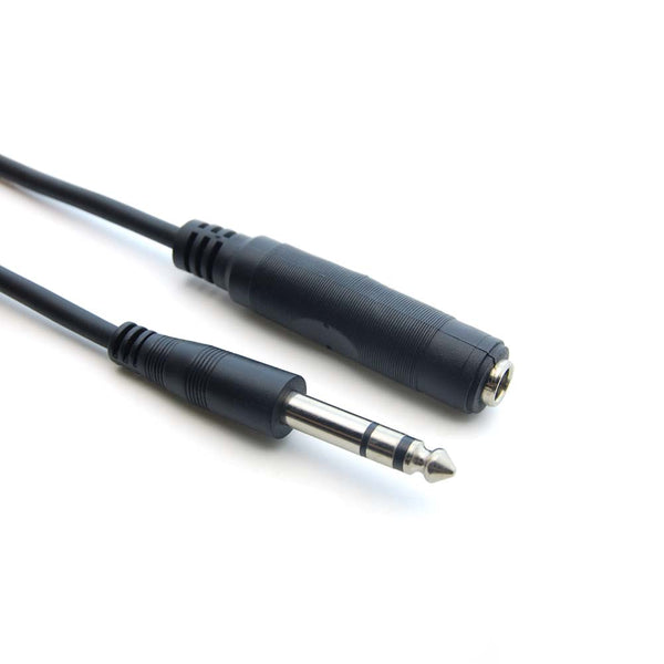 6 Foot 1/4" Stereo Male/Female cable