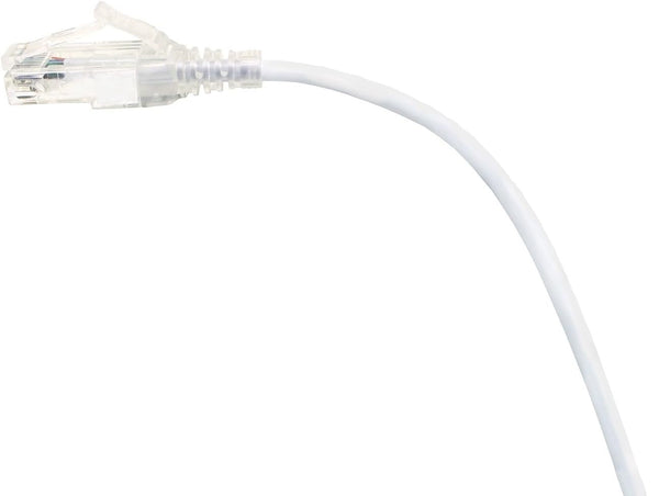 0.5 Foot Cat.6 28AWG Slim Ethernet Network Cable White