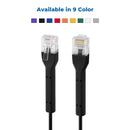 1.5 Foot Cat6A Bendable UTP Slim Ethernet Network Booted Cable 32AWG