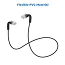 1.5 Foot Cat6A Bendable UTP Slim Ethernet Network Booted Cable 32AWG