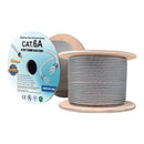 300 Foot Cat.6A 28 AWG Stainless Steel Armored Bulk Cable