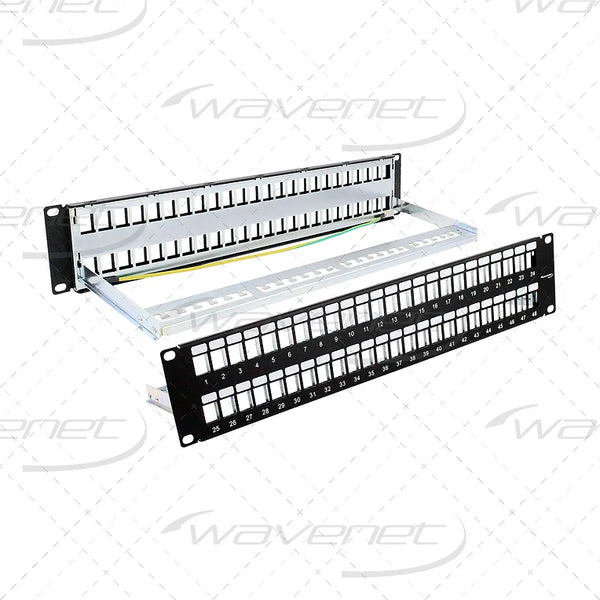 WAVENET 48-Port 2U F/UTP Blank Patch Panels