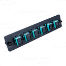 WAVENET SC Fiber Adapter Panel 6-Port, Simplex, Multmode/OM3, Aqua
