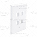 WAVENET OVERSIZED FACEPLATES FLUSH STYLE PORT 1/2/3/4/6 (SINGLE PACKS)