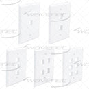 WAVENET OVERSIZED FACEPLATES FLUSH STYLE PORT 1/2/3/4/6 (SINGLE PACKS)