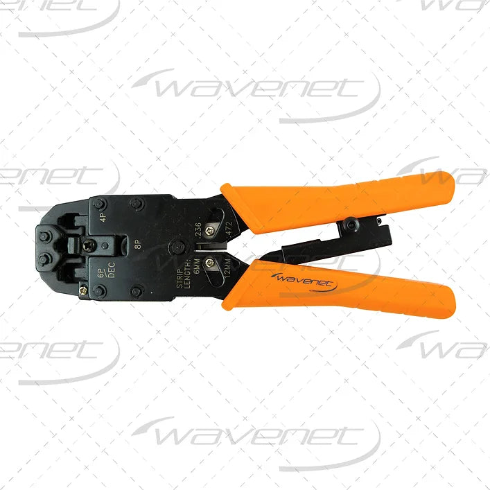 WAVENET Ratcheted Modular Plug Crimper