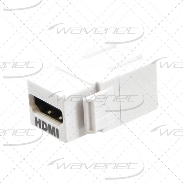 Wavenet HDMI KEYSTONE STYLE FEEDTHROUGH COUPLER