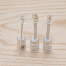 White Extended Rotating Telephone Cord Detangler - 3 Pack