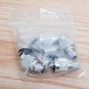 5 Pack - N Type Male Crimp connector for LMR400, Belden 9913