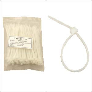 8 Inch Nylon Cable Tie 50lbs 100 pack