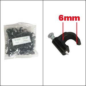 Nail-in Clip for RG59 - 100 pack