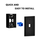 1 Port Keystone Wall Plate