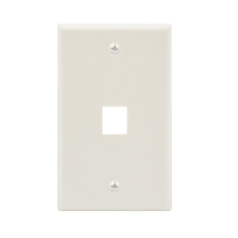 1 Port Keystone Wall Plate