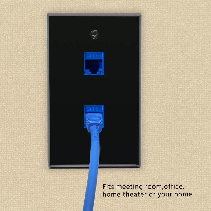 2 Port Keystone Wall Plate