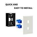 2 Port Keystone Wall Plate