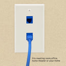 2 Port Keystone Wall Plate