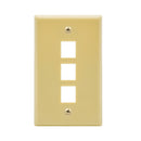 3 Port Keystone Wall Plate