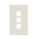 3 Port Keystone Wall Plate