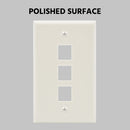 3 Port Keystone Wall Plate
