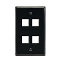 4 Port Keystone Wall Plate
