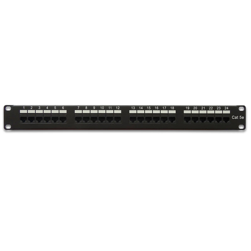 Cat. 5E 110 Type Patch Panel 24 Port Rackmount