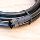 10 Foot N Male (Black) to N Male (Black) RF Cable. Using Low Loss 400.