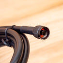 10 Foot N Male (Black) to N Male (Black) RF Cable. Using Low Loss 400.