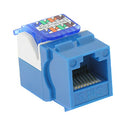 Cat.6 Tool Less Keystone Jack Blue