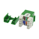 Cat.6 RJ45 110 Type 180° Keystone Jack