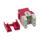 Cat.6 RJ45 110 Type 180° Keystone Jack
