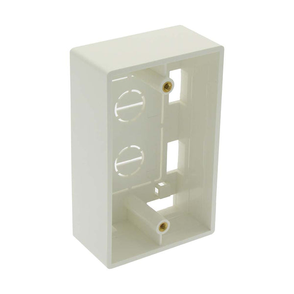 Surface Mount Box for Wall Plate White