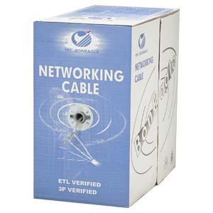 1000 Foot Cat.5E 24AWG Stranded UTP Ethernet Cable CMH