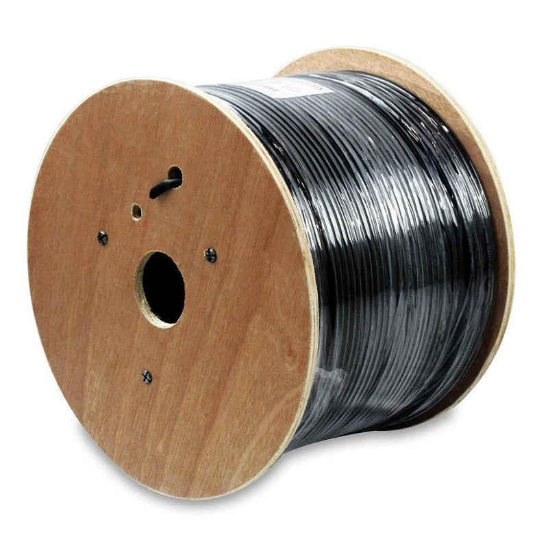 1000 Foot Cat.5E UTP Direct Burial Outdoor Cable Gel Type Black