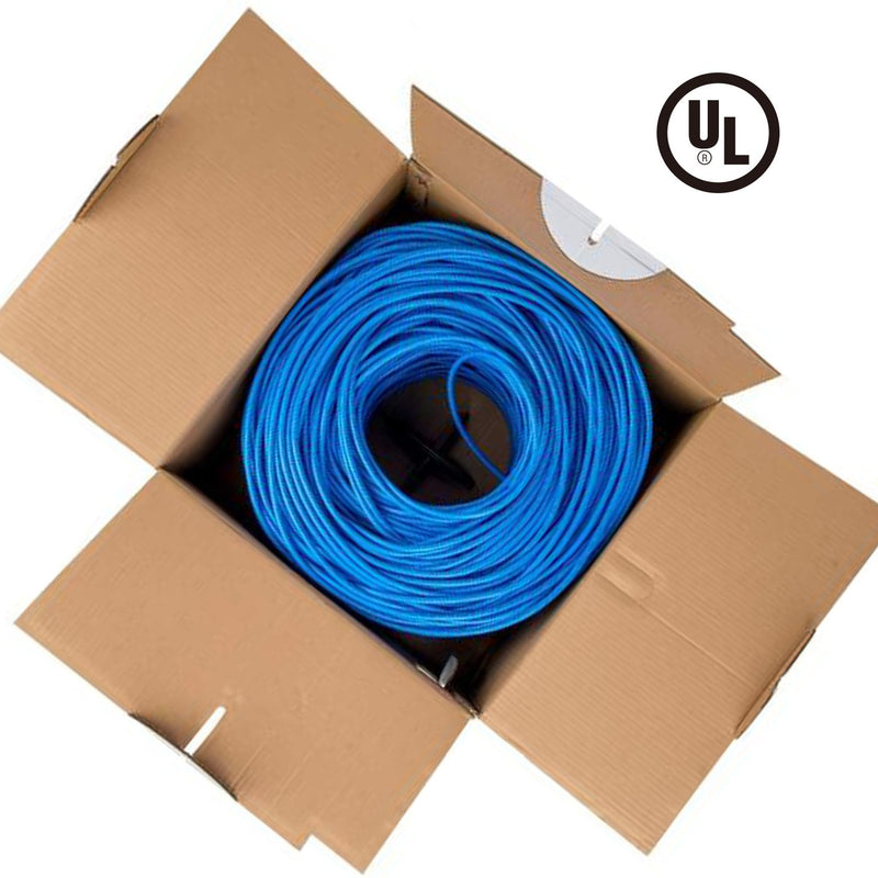 1000 Foot Cat.6 UTP 23AWG - Solid - CMR Bulk Cable, UL Listed