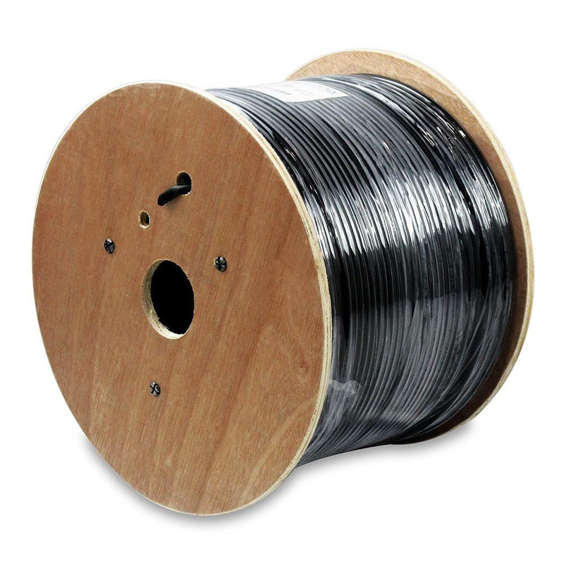1000 Foot Cat.6 UTP Direct Burial Outdoor Cable Gel Type Black