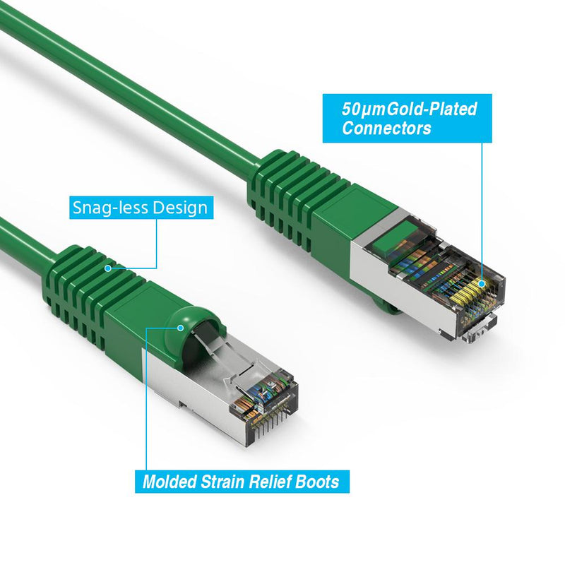 150 Foot Cat5E Shielded (FTP) Ethernet Network Booted Cable