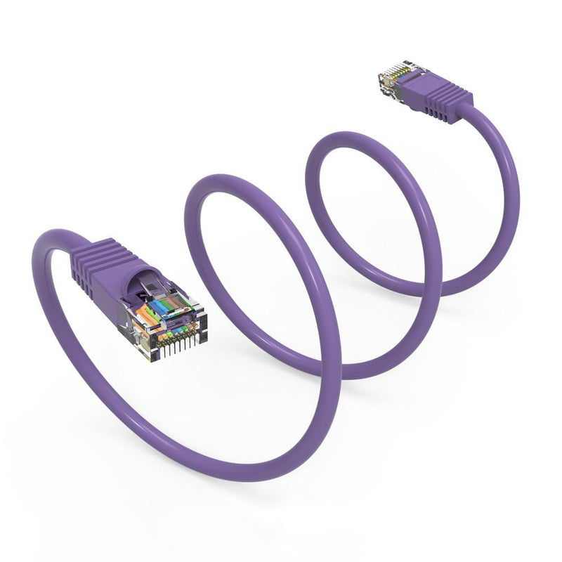 8 Foot Cat5E UTP Ethernet Network Booted Cable