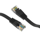 20 Foot Cat6 Flat Ethernet Network Cable Black