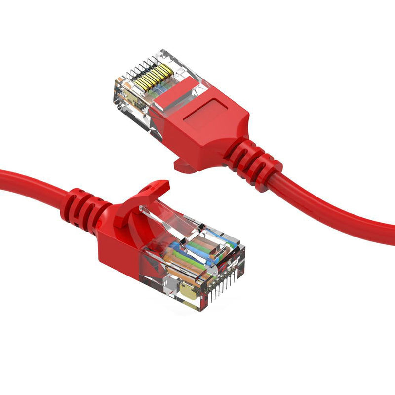 20 Foot Cat6A UTP Slim Ethernet Network Booted Cable 28AWG