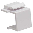 Blank Keystone Keystone Jack Snap in for Wallplates White